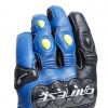 Dainese CARBON 4 SHORT sportovní rukavice modré/černé/fluo-žluté vel.XS
